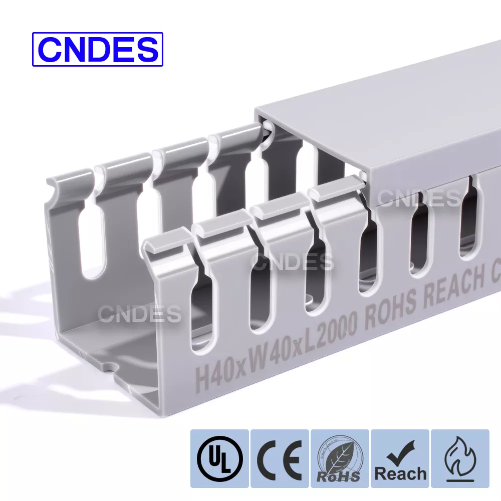 40×40 PVC-Kabelkanal mit Abdeckung