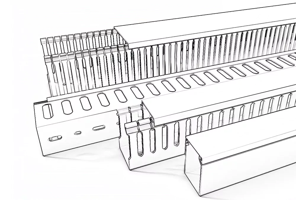 Kundenspezifische PVC-Kabelkanäle