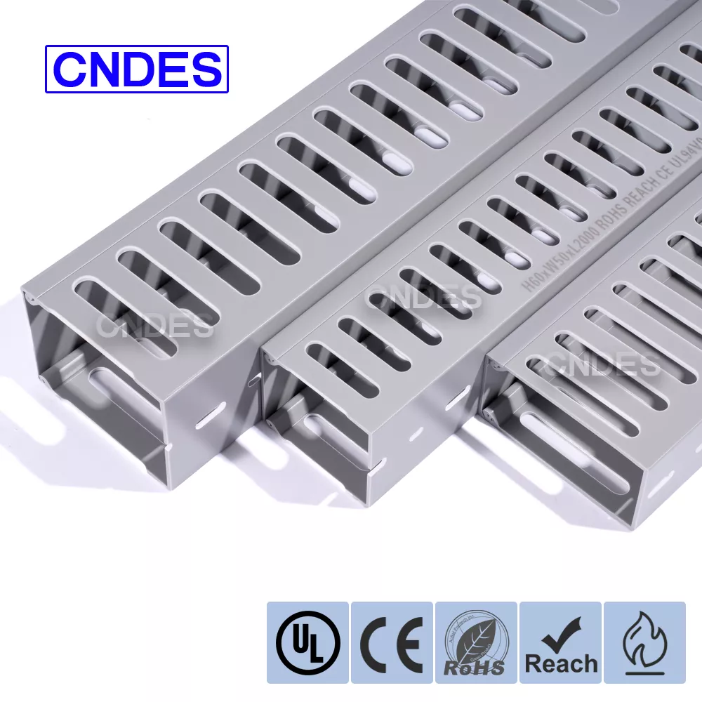 PVC-Kabelkanal mit geschlossenem Schlitz