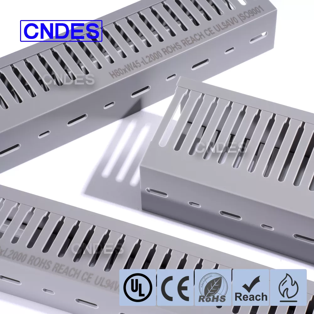 PVC-Kabelkanal mit schmalem Schlitz